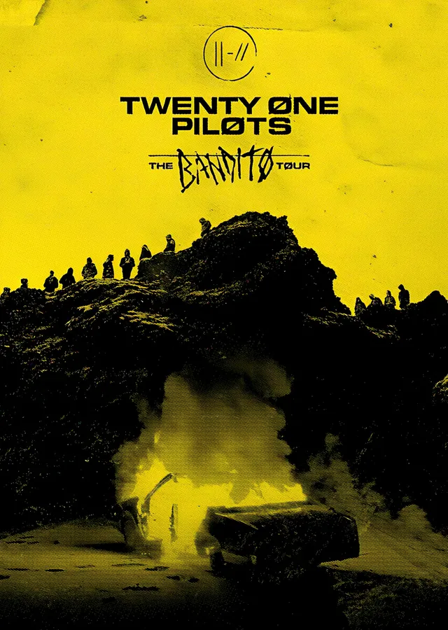Twenty One Pilots: Bandito Tour Tepesi metal tablo