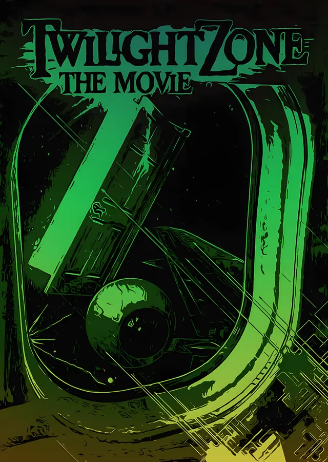 Twilight Zone The Movie metal tablo