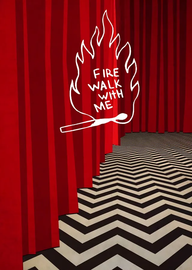 Twin Peaks - Fire Walk With Me metal tablo