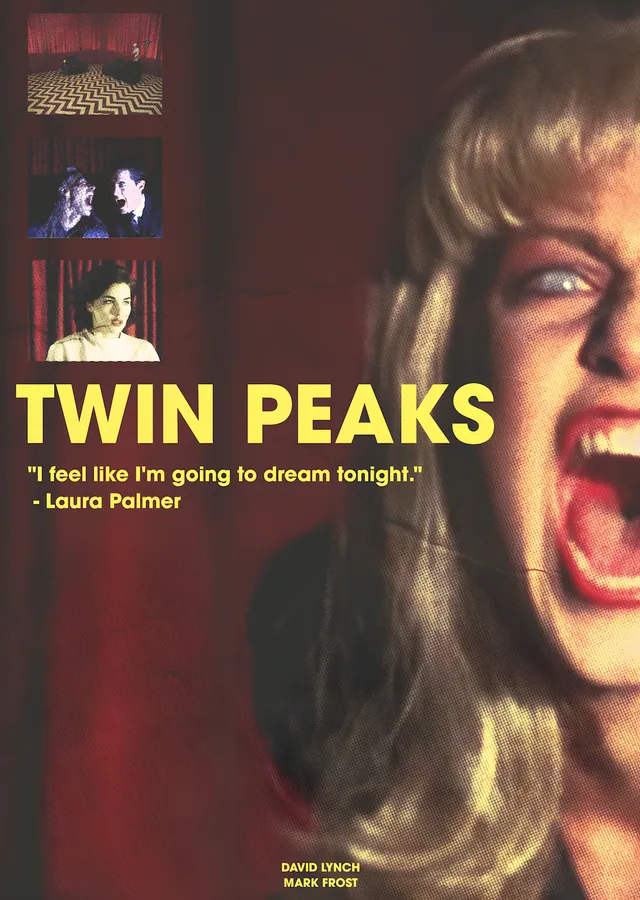 Twin Peaks - Laura Palmer'ın Çığlığı metal tablo
