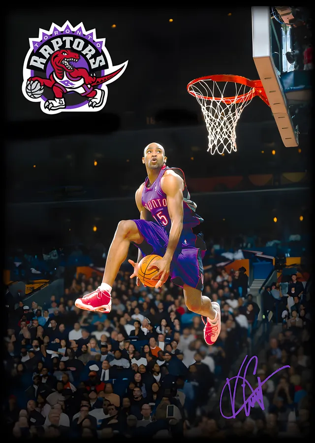 Vince Carter - Uçuş Smacı metal tablo
