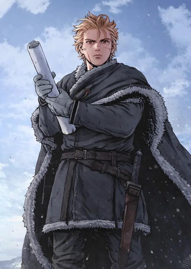Vinland Saga: Kürk Pelerinli Thorfinn metal tablo