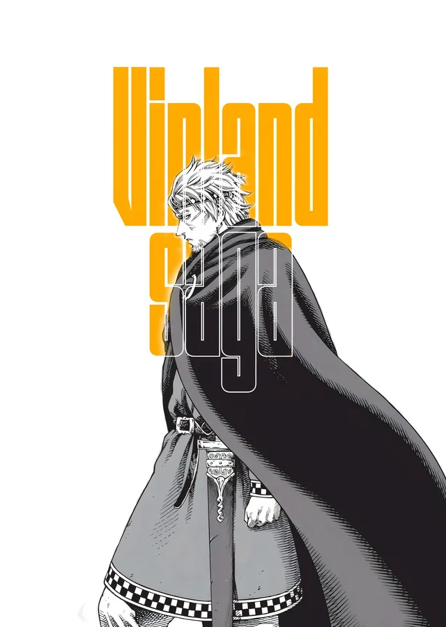 Vinland Saga: Turuncu Logolu Thorfinn metal tablo