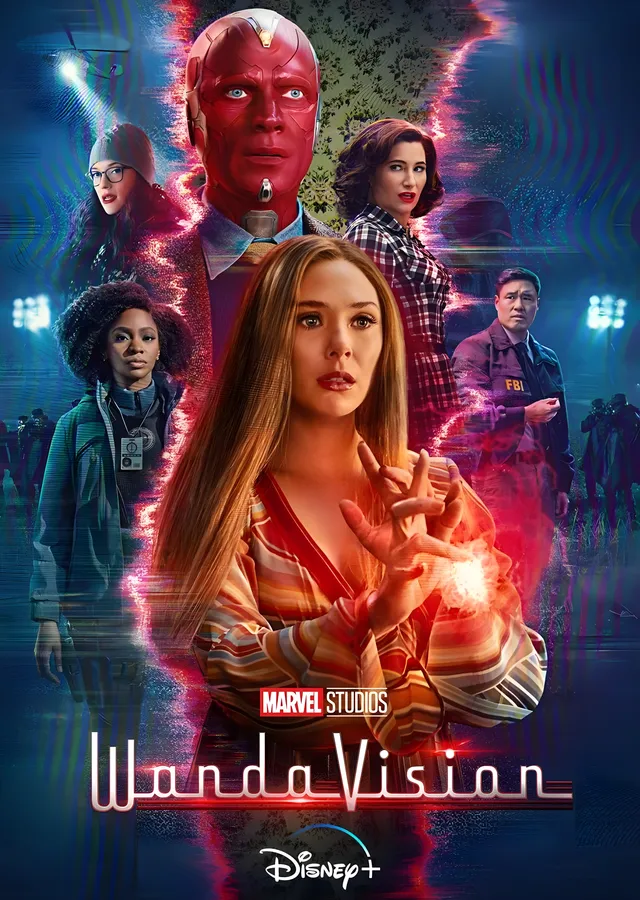 WandaVision - Disney+ Afişi metal tablo