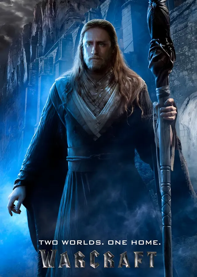 Warcraft - Büyücü metal tablo