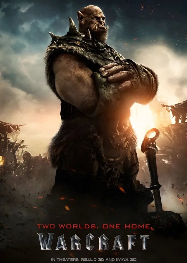 Warcraft - Ork Kumandan metal tablo