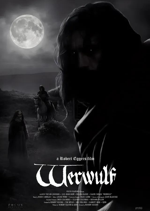 Werwulf Dolunayda Süvari metal tablo