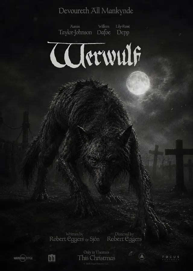 Werwulf Mezarlık Kurdu metal tablo