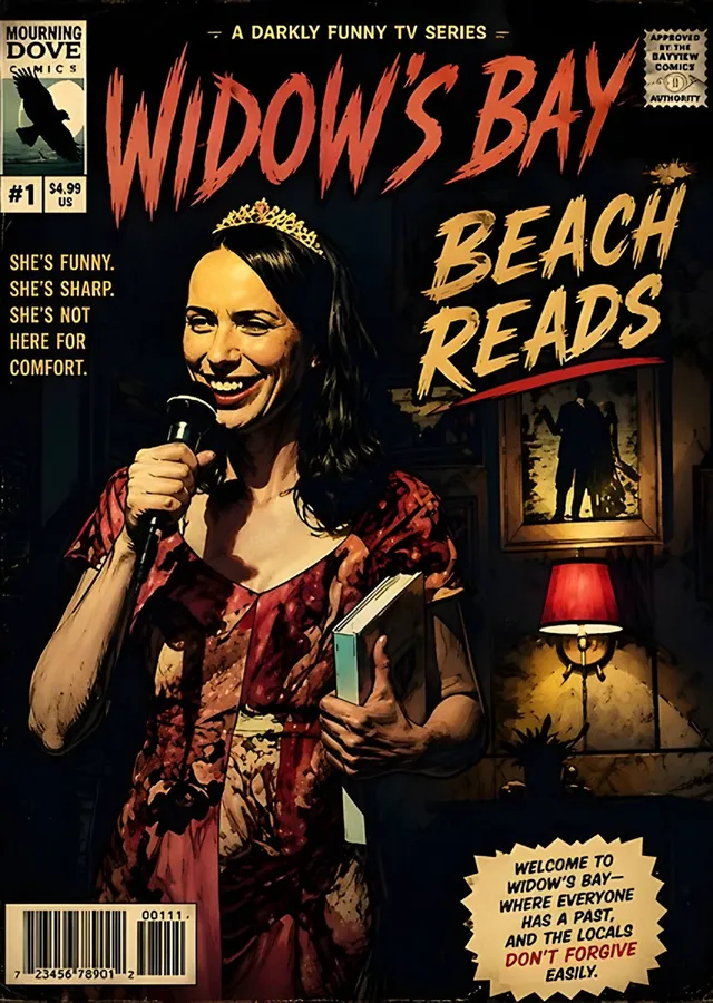 Widow's Bay - Beach Reads metal tablo