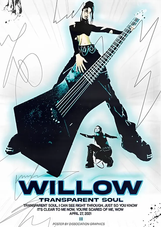 Willow Smith - Transparent Soul metal tablo
