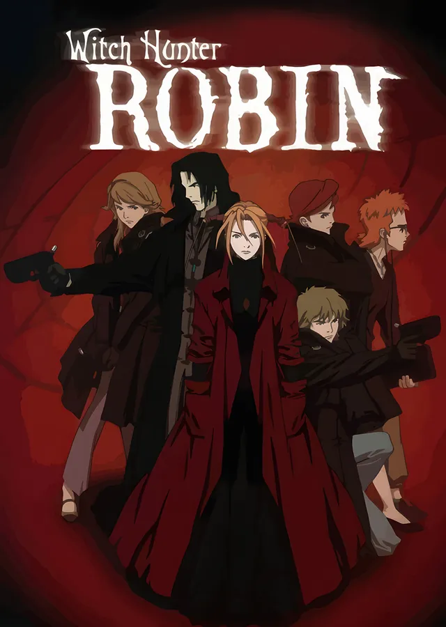 Witch Hunter Robin: Kızıl Zeminde Ekip metal tablo