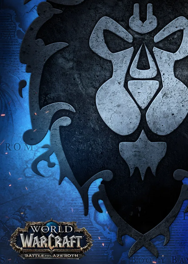World of Warcraft - Battle for Azeroth metal tablo
