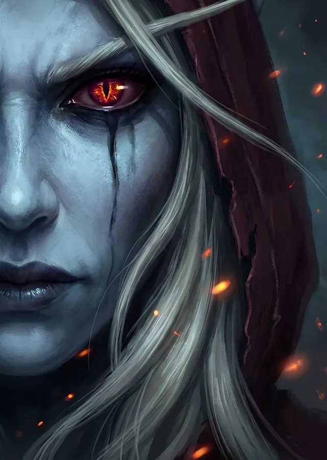 World of Warcraft - Kızıl Bakış metal tablo