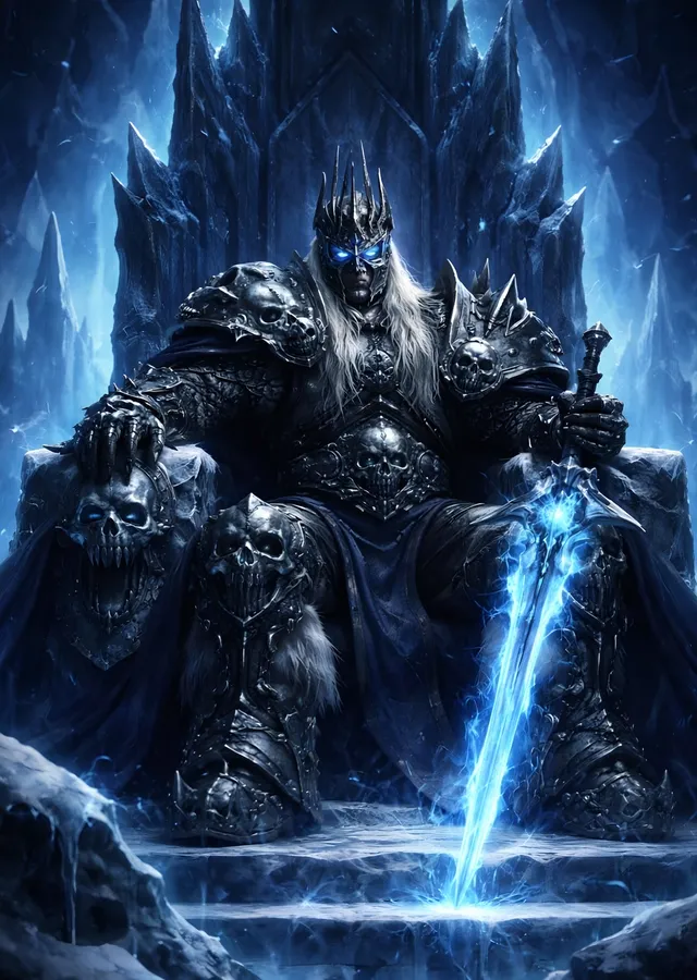 World of Warcraft - Lich King Arthas metal tablo