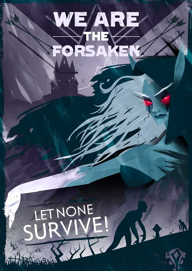 World of Warcraft - We Are the Forsaken metal tablo