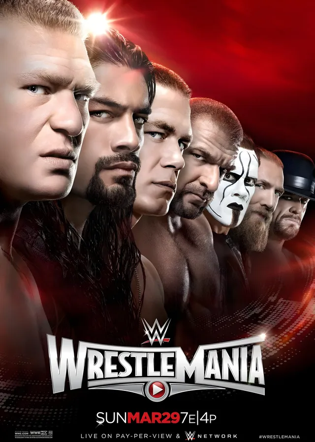 WrestleMania - Yıldızlar Geçidi metal tablo