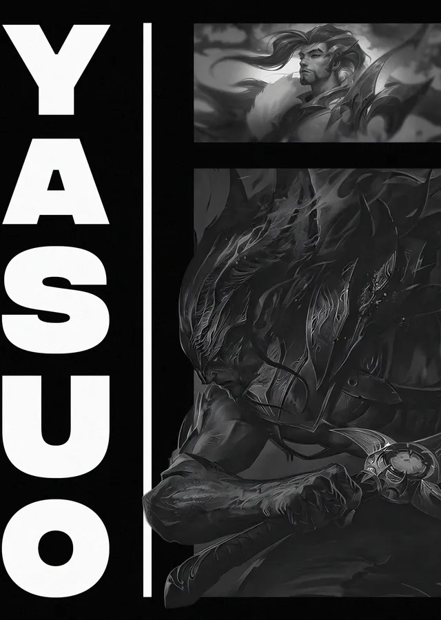 Yasuo - League of Legends metal tablo