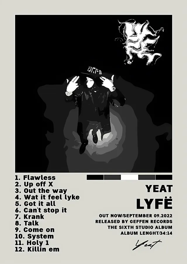 Yeat: Lyfë metal tablo
