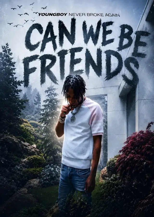 YoungBoy Never Broke Again - Can We Be Friends metal tablo