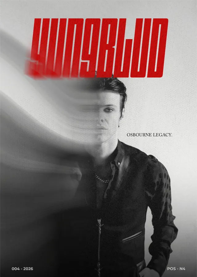 Yungblud - Osbourne Legacy metal tablo