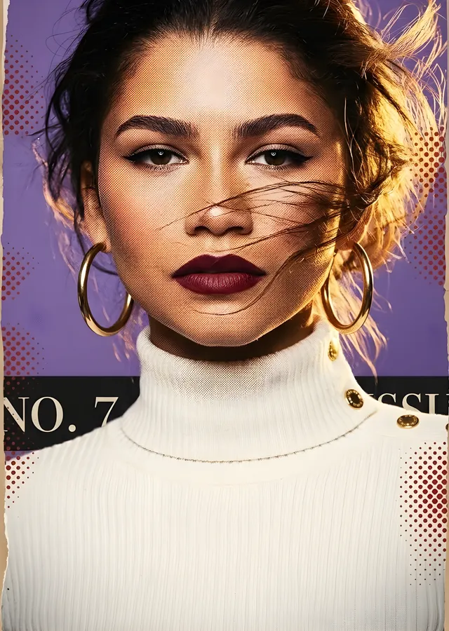 Zendaya metal tablo