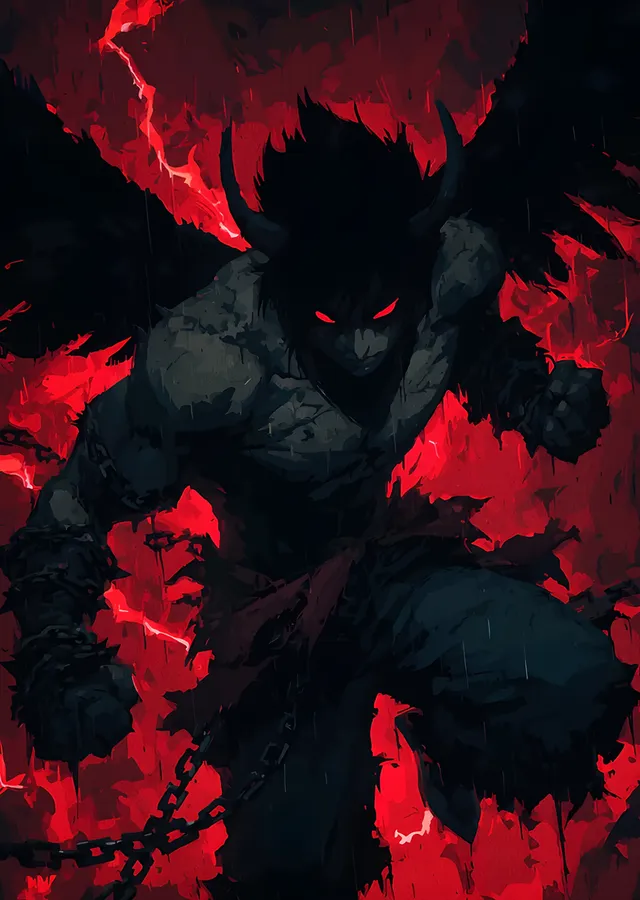 Devilman - Kızıl Gözlü İblis metal tablo