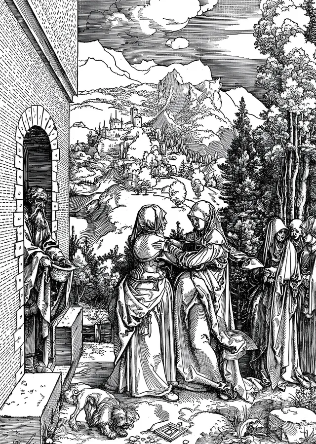 Ziyaret - Albrecht Dürer metal tablo