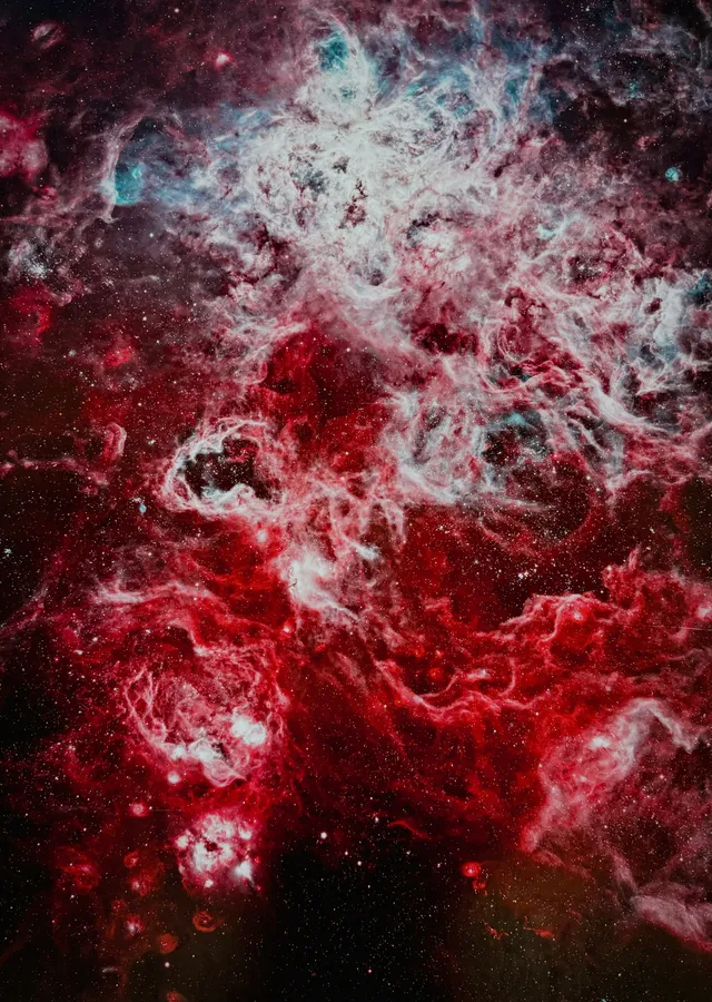 Nebula: Kosmik Gökkuşağı metal tablo