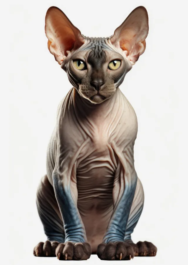 Sphynx Kedisi: Gizemli ve Farklı Bir Güzellik metal tablo