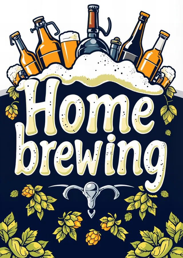 Home Brewing: Ev Yapımı Bira Sanatı metal tablo