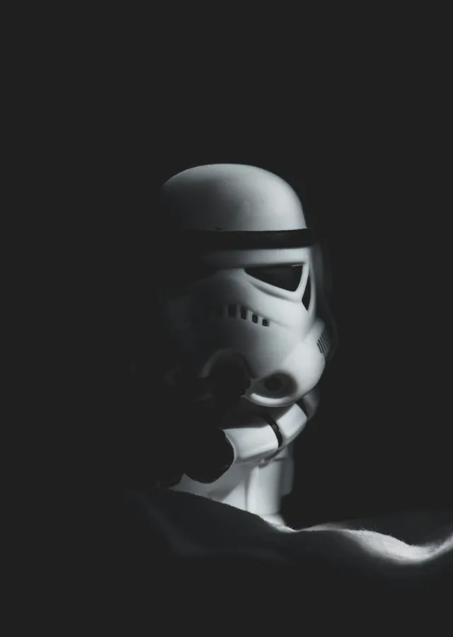 Star Wars: Stormtrooper Kaskı metal tablo