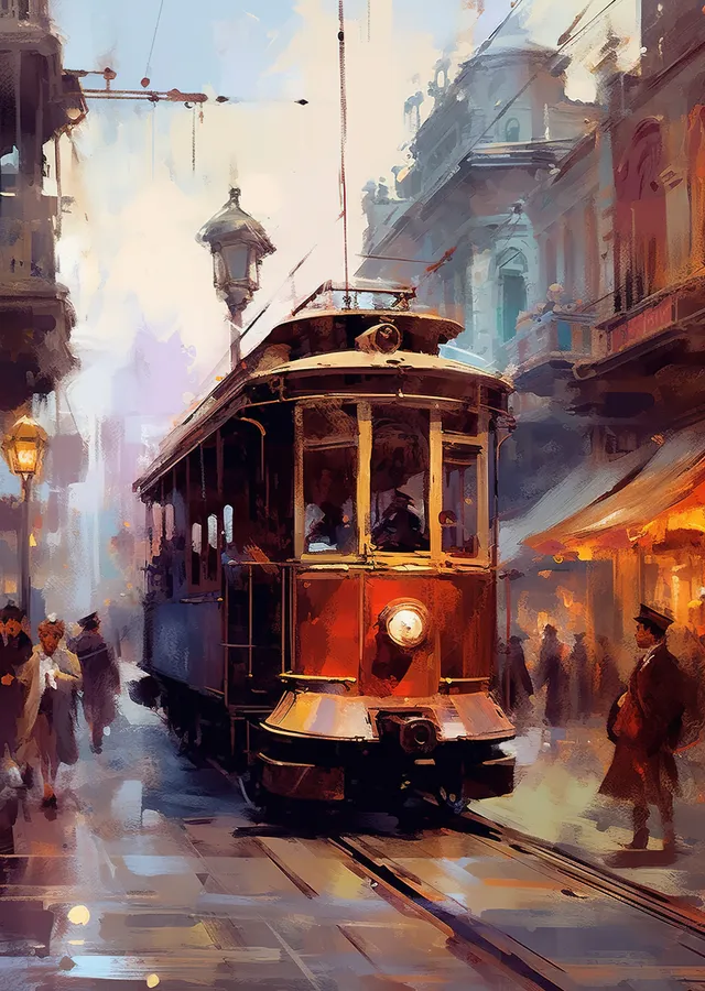 Tramvay metal tablo