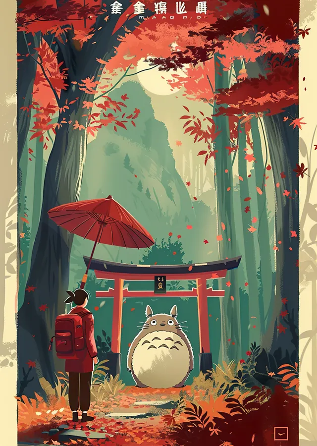 Totoro: Ormanda Macera metal tablo