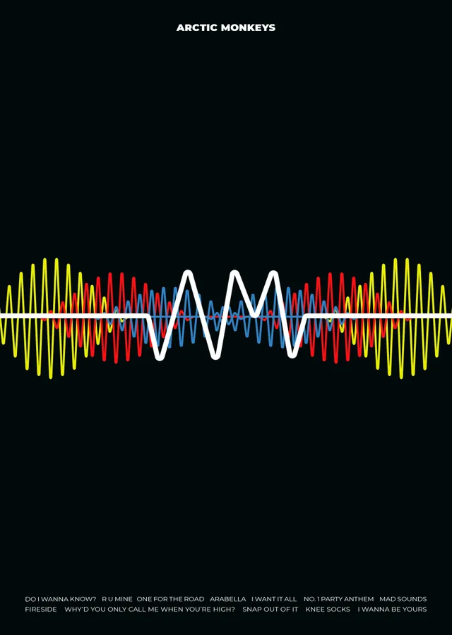 Arctic Monkeys - AM metal tablo