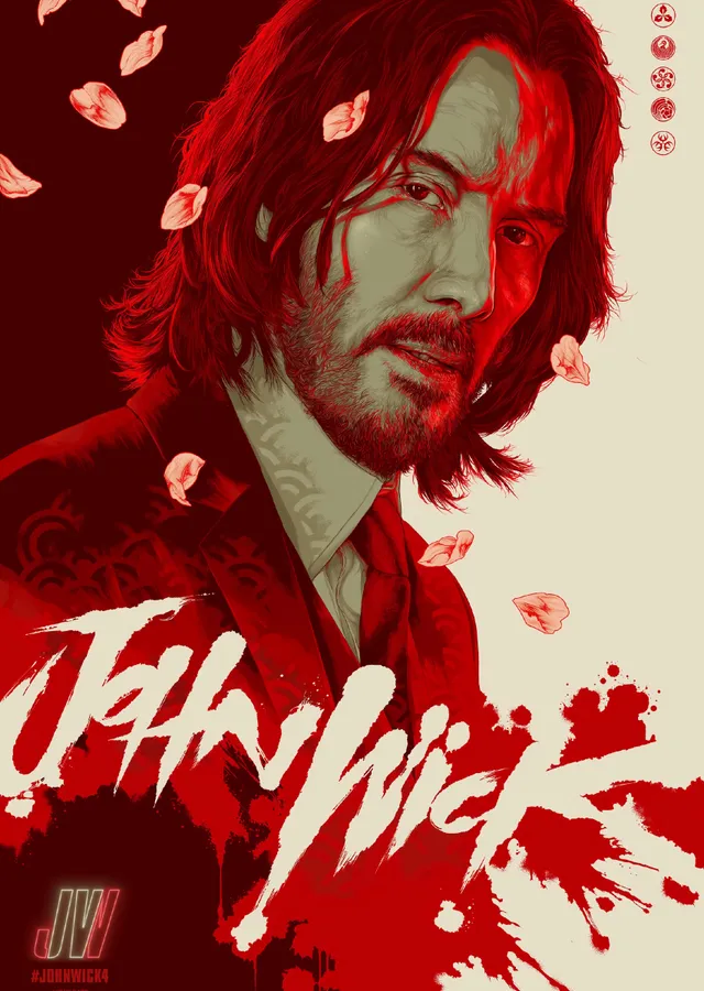 John Wick metal tablo