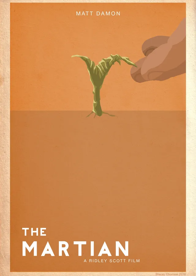 The Martian - Marslı metal tablo