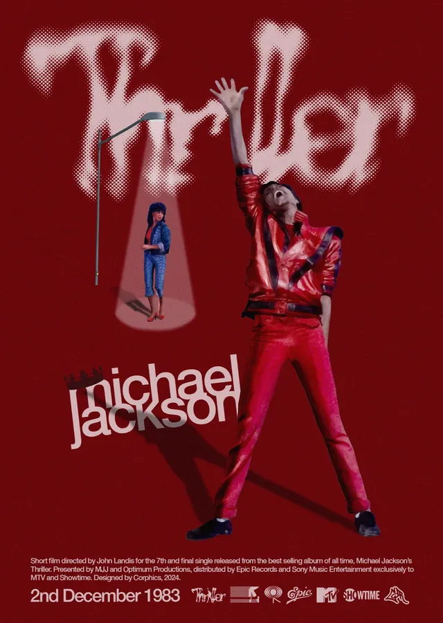 Michael Jackson: Thriller metal tablo