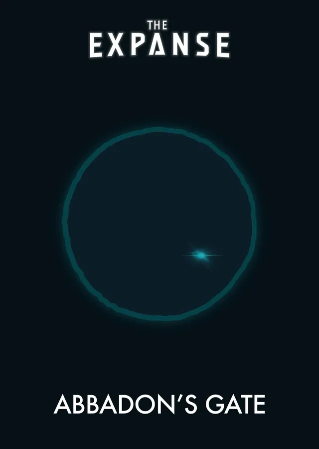 The Expanse: Abaddon's Gate Minimalist metal tablo