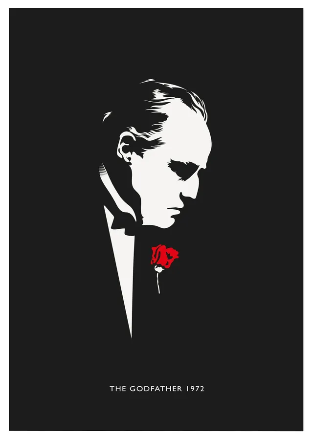 The Godfather - Baba metal tablo