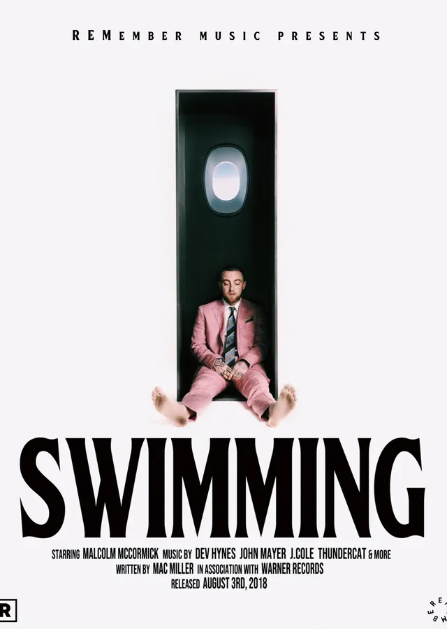 Mac Miller - Swimming Albüm metal tablo