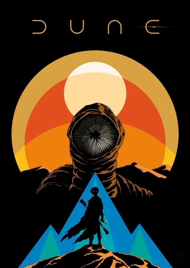Dune: Arrakis'in Kahramanı metal tablo