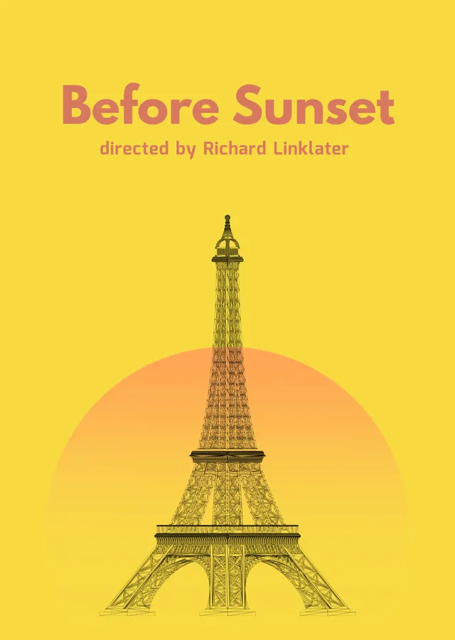 Before Sunset - Gün Batmadan Önce metal tablo