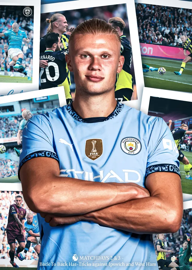 Erling Haaland: Premier League Yıldızı metal tablo