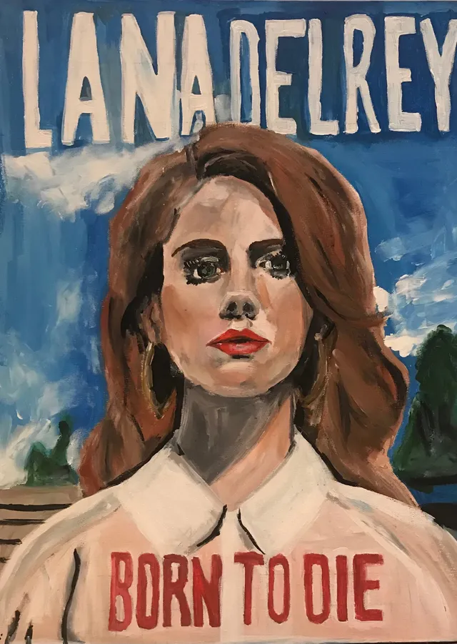 Lana Del Rey: Born to Die metal tablo