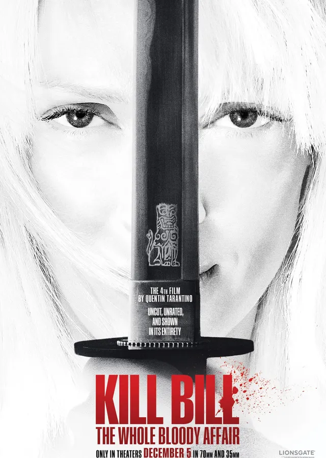 Kill Bill Film metal tablo
