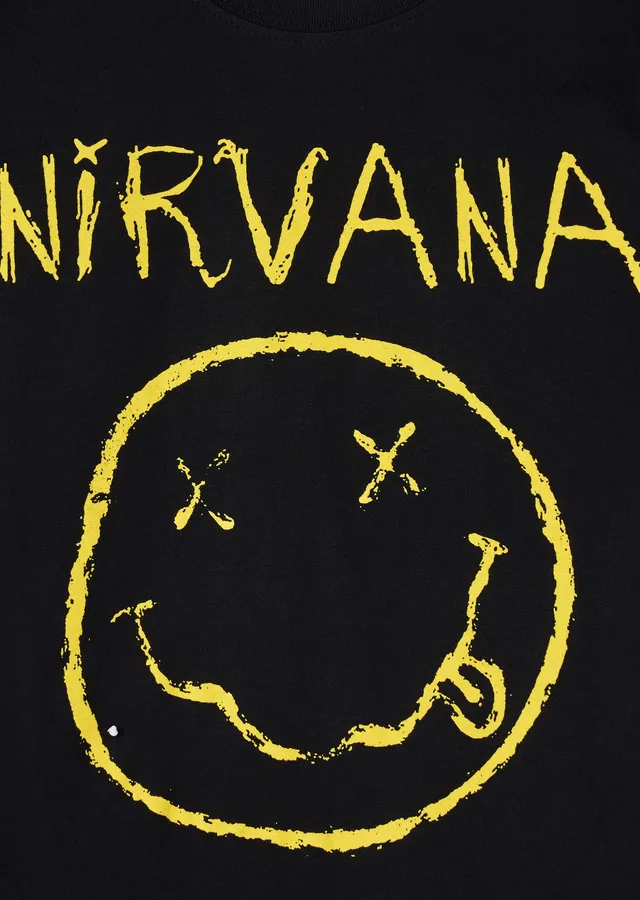 Nirvana Smiley Face metal tablo