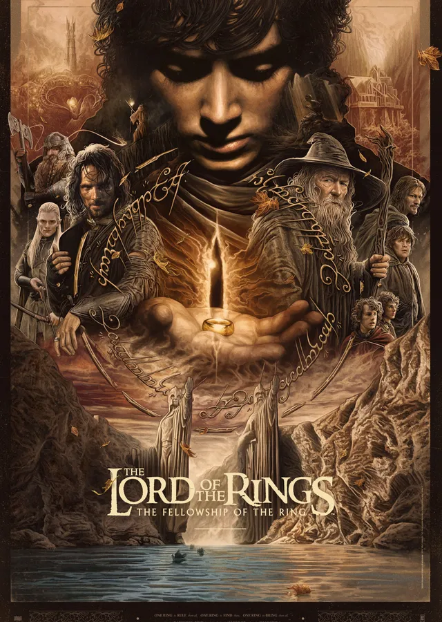 The Lord of the Rings - Yüzüklerin Efendisi: Dostluk metal tablo