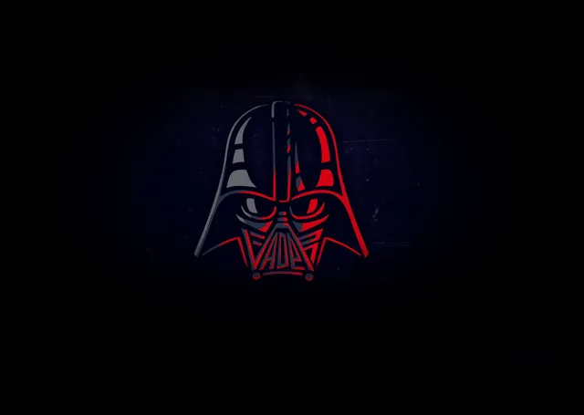 Star Wars: Darth Vader Minimalist Tasarım metal tablo
