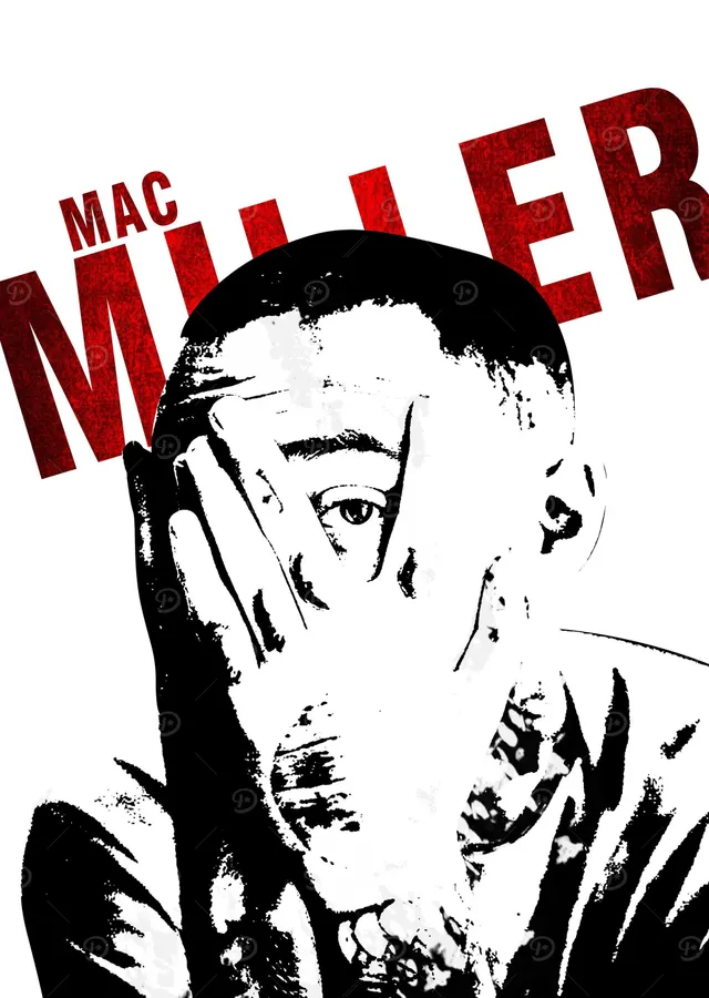 Mac Miller metal tablo