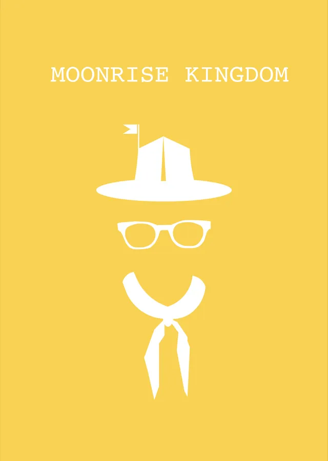 Moonrise Kingdom - Minimalist Film metal tablo